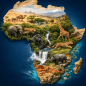 Preview: Diamond Painting Afrika Wildtiere